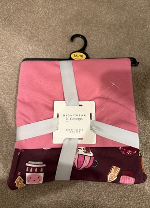Ladies pyjamas Christmas hot chocolate and gingerbread 16-18, brand: George at ASDA, condition: New with tags, size: XXL / 16, £6.50, £7.53 includes Buyer Protection