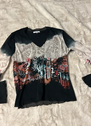 Blouse Patrice Bréal – Femme – Taille M – Super état – Y2K / Vintage, marque: Patrice Breal, état: Neuf sans étiquette, taille: M / 38 / 10, 5,00 €, 5,95 € Protection acheteurs incluse