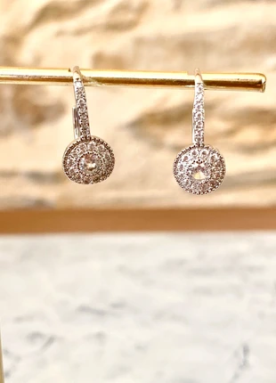 Boucles d'oreilles mariée accessoires bijoux mariage Strass princesse zirconium royal reine, état: Très bon état, 8,00 €, 9,10 € Protection acheteurs incluse