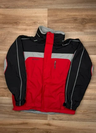 Veste manteau imperméable doudoune rouge et noir Columbia - taille M - homme - 100% nylon, marca: Columbia, estado: Muy bueno, tamaño: M, 25,00 €, 26,95 € Protección al comprador Pro incluida