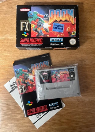 Doom super Nintendo, estado: Bom, €65.00, €68.95 inclui Proteção do Comprador