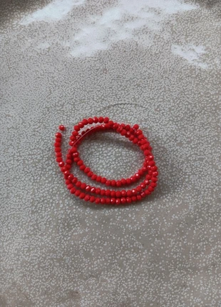Fil de perles rondelles à facettes rouges 3x2 mm - VPROU3-20, condition: New with tags, €1.90, €2.70 includes Buyer Protection Pro