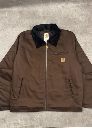 Veste Harrington Detroit Jacket Carhartt Rework – Marron – Taille M, marke: Carhartt, zustand: Sehr gut, größe: M, 89,00 €, 94,15 € inklusive Vinted-Käuferschutz