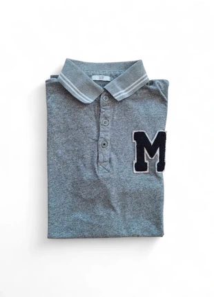 Polo Mango 13-14 ans Gris Marine Blanc, brand: Mango, condition: Very good, size: 14 years / 164 cm, €4.00, €4.90 includes Buyer Protection