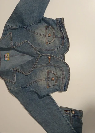 Vintage jean jeans bolero Jacket blue, marque: musswam, état: Très bon état, taille: S / 36 / 8, 12,00 €, 13,30 € Protection acheteurs incluse