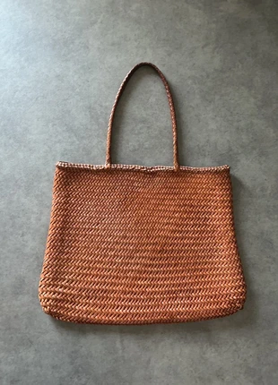 Sac à main dragon diffusion triple jump big Sophie camel cuir tressé, marke: Dragon Diffusion, zustand: Sehr gut, 320,00 €, 336,70 € inklusive Vinted-Käuferschutz