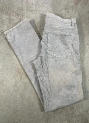 Pantalon Vintage En Velours Côtelé / Corduroy Gap gris clair texture fine taille 28, marca: GAP, estado: Muito bom, tamanho: M / 38 / 10, €10.00, €11.20 inclui Proteção do Comprador Pro