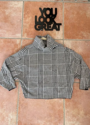 Jersey estampado para de gallo cuello alto talla M de Zara, brand: Zara, condizioni: Ottime, taglia: M / IT 42 / EU 38, €12.00, €13.30 include la Protezione acquisti