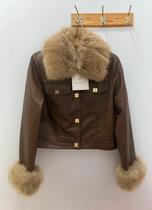 Vintage Chaqueta cuero con pelo desmontable (Talla S), marque: Vintage Dressing, état: Très bon état, taille: S / 36 / 8, 58,00 €, 61,60 € Protection acheteurs incluse