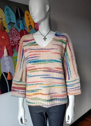 Pull T.U (40/44) Made in Italy Margueritta, marque: Made In Italy, état: Très bon état, taille: XL / 42 / 14, 6,00 €, 7,00 € Protection acheteurs incluse