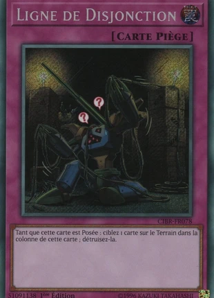 Yu-Gi-Oh! : Ligne de Disjonction I CIBR-fr078 I Secret Rare, marque: Yu-Gi-Oh!, état: Très bon état, 1,50 €, 2,28 € Protection acheteurs (Pro) incluse