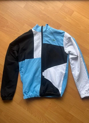 Chaqueta Cortavientos Chandal Sudadera Lacoste Tracksuit Vintage Blanco Azul Y Negro Talla M, marca: Lacoste, estado: Muy bueno, tamaño: M, 21,99 €, 23,09 € Protección al comprador incluida