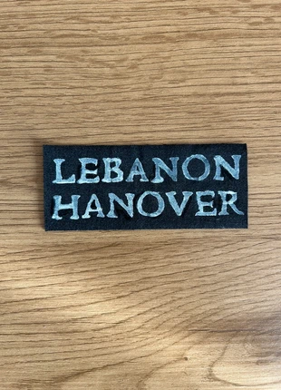 Lebanon Hanover Patch Gothic Aufnäher, marque: Unikat, état: Neuf sans étiquette, 4,00 €, 4,90 € Protection acheteurs incluse