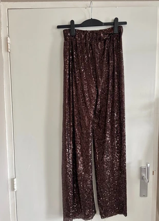 Pailletten broek, merk: geen merk, staat: Nieuw zonder prijskaartje, maat: M / 38 / 10, € 13,00, € 14,35 inclusief Kopersbescherming