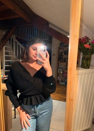 Pull noir, marque: Cider, état: Très bon état, taille: XS / 34 / 6, 6,00 €, 7,00 € Protection acheteurs incluse