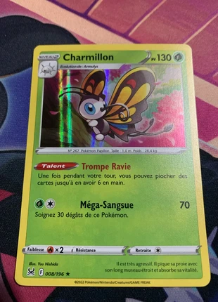 Charmillon holographique 8/196, marca: Pokémon, estado: Muito bom, €1.00, €1.75 inclui Proteção do Comprador Pro
