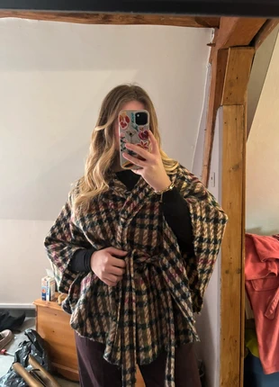 Cape pied de poule tons marrons breal - taille M, brand: Bréal, condition: Very good, size: M / 38 / 10, €20.00, €21.70 includes Buyer Protection