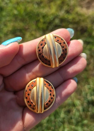 Boucles d'oreilles dorées vintage avec clips, marque: Vintage Dressing, état: Très bon état, 3,90 €, 4,80 € Protection acheteurs incluse