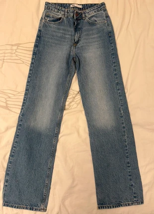 jean droit bleu clair, marca: Zara, estado: Muy bueno, tamaño: S / 36 / 8, 15,00 €, 16,45 € Protección al comprador incluida