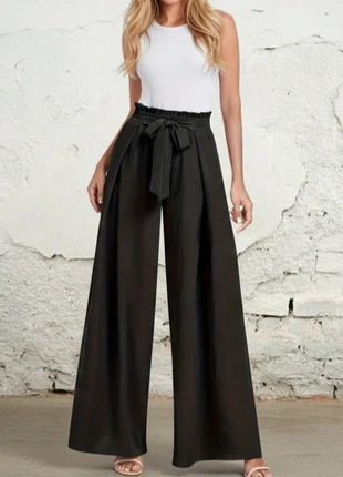 Pentalon fluide large chic noir taille M/38 décontracté style vintage Y2K, brand: Maison Elora, condition: Very good, size: M / 38 / 10, €34.90, €37.35 includes Buyer Protection