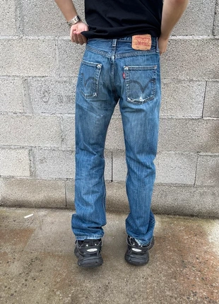 Levi’s Jean 501 W29 L32 Bleu Vintage Usée Coupe Droite, marque: Levi's, état: Très bon état, taille: W29 | FR 38, 25,00 €, 26,95 € Protection acheteurs (Pro) incluse