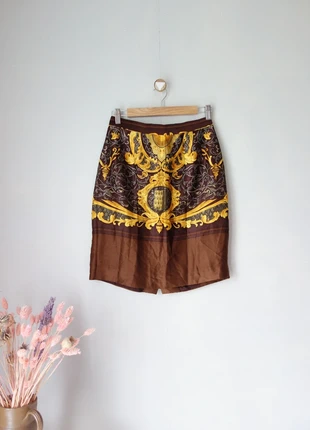 Jupe en soie imprimé foulard Renato Nucci vintage T.40, brand: RENATO NUCCI, condition: Very good, size: L / 40 / 12, €19.00, €20.65 includes Buyer Protection Pro