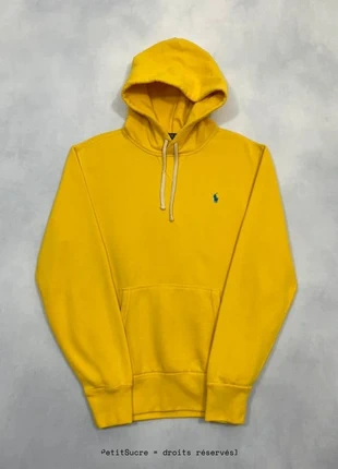 Pull récent Polo Ralph Lauren Homme Jaune Loose fit Hoodie Sweatshirt - Taille M #801, marca: Ralph Lauren, estado: Muito bom, tamanho: M, €49.00, €52.15 inclui Proteção do Comprador Pro