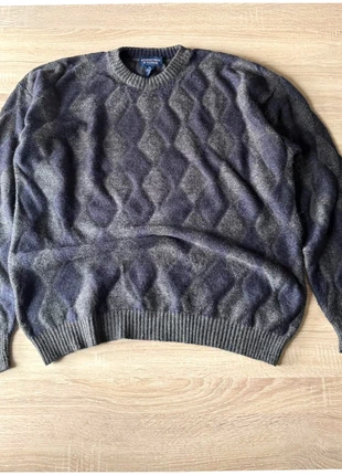 Pull d'Hiver Vintage Année 90 Wool 90'Sweater En Laine Bleu et Gris XXL, marque: Vintage Dressing, état: Très bon état, taille: XXL, 16,00 €, 17,50 € Protection acheteurs incluse