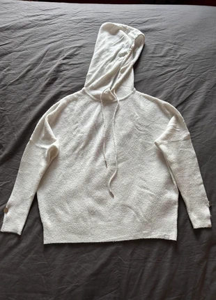 Pull à capuche Bonobo blanc en taille XS, marque: Bonobo, état: Très bon état, taille: XS / 34 / 6, 6,00 €, 7,00 € Protection acheteurs incluse