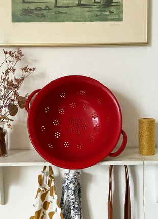 Passoire métal émaillé vintage super solide, marque: Vintage, état: Bon état, 20,00 €, 21,70 € Protection acheteurs incluse