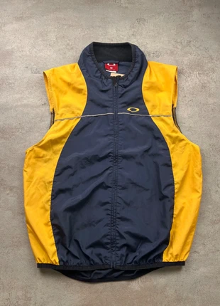 Oakley Gilet Navy/Yellow Lightweight Zip Up Vintage, marque: Oakley, état: Très bon état, taille: M, 65,00 €, 68,95 € Protection acheteurs incluse