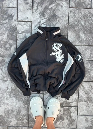 Y2k Chicago White Sox Jacket Black Mlb Vintage Majestic Retro, marque: MLB, état: Bon état, taille: L, 49,99 €, 53,19 € Protection acheteurs incluse