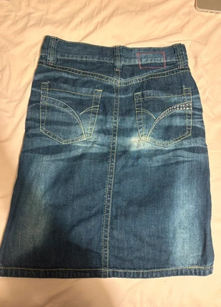 Denim Midi Skirt with embroidery, brand: Denim, condition: Very good, size: S / 8, £15.00, £16.45 includes Buyer Protection