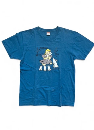 Tee shirt imprimé à manches courtes supreme « let’s fuck tee FW16 » rabbit bleu - L, brand: Supreme, condition: Very good, size: L, €49.90, €53.10 includes Buyer Protection