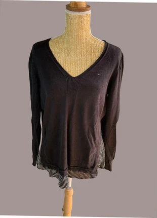 Pull Col en V Tommy Hilfiger Noir Femme - Taille M, brand: Tommy Hilfiger, condition: Very good, size: M / 38 / 10, €15.00, €16.45 includes Buyer Protection Pro