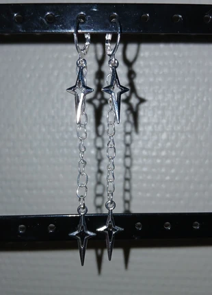 Boucles d'oreilles étoile, merk: Fait Main, staat: Nieuw met prijskaartje, € 1,50, € 2,28 inclusief Kopersbescherming