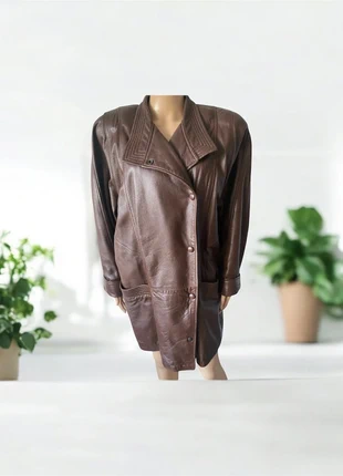 Veste cuir oversize, marca: Vintage, estado: Bom, tamanho: M / 38 / 10, €20.00, €21.70 inclui Proteção do Comprador Pro