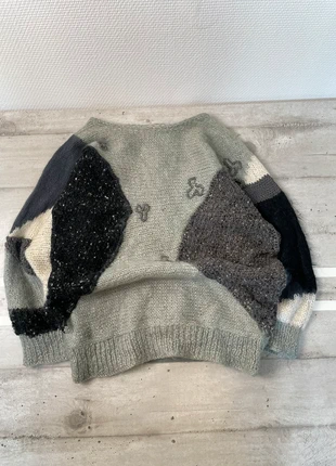 Pull d’hiver femme vintage y2k taille L/XL couleur gris à motifs 100% laine, brand: Vintage Dressing, condizioni: Ottime, taglia: L / IT 44 / EU 40, €24.99, €26.94 include la Protezione acquisti Pro