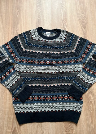 Pull Old Navy col rond motif Fair Isle Hiver, marque: Old Navy, état: Très bon état, taille: L, 10,00 €, 11,20 € Protection acheteurs incluse