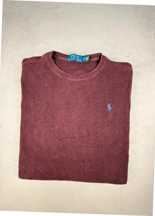 ralph lauren pull bordeaux coton nid d’abeille col rond logo bleu doux chaud femme taille XS “707”, marque: Ralph Lauren, état: Très bon état, taille: XS / 34 / 6, 26,00 €, 28,00 € Protection acheteurs (Pro) incluse