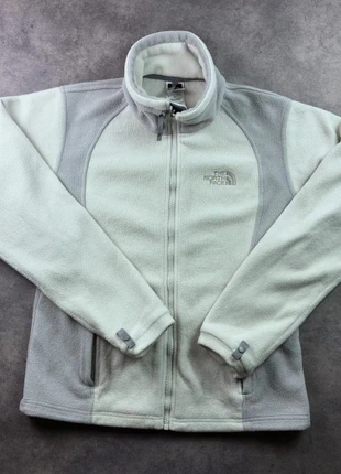 Polaire The North Face Femme S – Blanche & Grise, Logo Brodé Argenté, Chaude & Rare, marca: The North Face, estado: Muito bom, tamanho: S / 36 / 8, €39.00, €41.65 inclui Proteção do Comprador