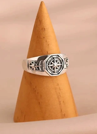 Anillo plateado Ajustable Estilo Brújula / Estrella Náutica - Unisex Retro 🧭, marque: Ideal, état: Neuf avec étiquette, taille: Ajustable, 4,00 €, 4,90 € Protection acheteurs incluse