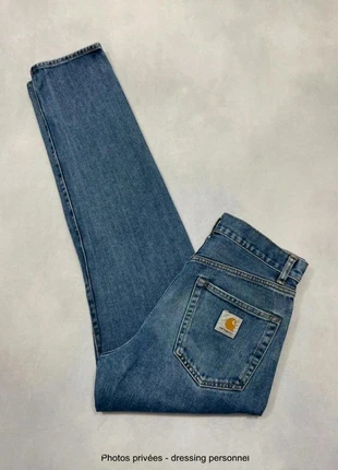 Jean Carhartt wip Bleu Marine coupe Droite modèle Pontiac Pant Denim - Taille S w27 #654, marque: Carhartt, état: Très bon état, taille: W27 | FR 36, 44,90 €, 47,85 € Protection acheteurs incluse