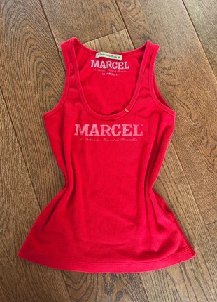 Vintage Red Marcel Ribbed Tank top / y2k Cute top 2000s, marca: Marcel, estado: Muito bom, tamanho: M / 38 / 10, €19.00, €20.65 inclui Proteção do Comprador