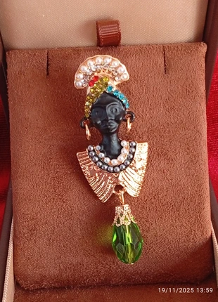 Broche Vintage Joyería Retro Reina Egipto Vintage Brooch Retro Jewelry Gift For Her, merk: Vintage Unique Desing Brooch, staat: Heel goed, € 28,00, € 30,10 inclusief Kopersbescherming