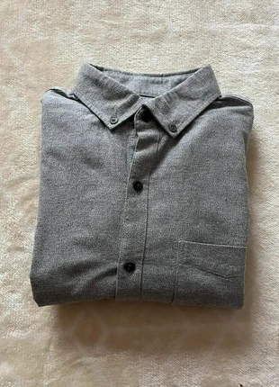 Chemise flanelle grise Marc Anthony – Slim Fit L – style casual / bureau, marke: Marc Anthony, zustand: Sehr gut, größe: L, 29,90 €, 32,10 € inklusive Vinted-Käuferschutz