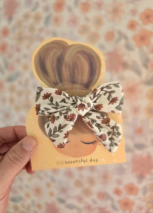 Barrette noeud fleurs rouge brique, marca: Fait Main, estado: Novo sem etiquetas, €3.50, €4.38 inclui Proteção do Comprador