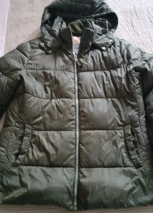 Abrigo acolchado Springfield verde botella, merk: Springfield, staat: Heel goed, maat: XL / 42 / 14, € 20,00, € 21,70 inclusief Kopersbescherming