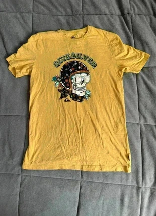 T-shirt Quiksilver - Jaune - Taille S - Neuf, marque: QUICK SILVER, état: Neuf sans étiquette, taille: S, 8,00 €, 9,10 € Protection acheteurs incluse