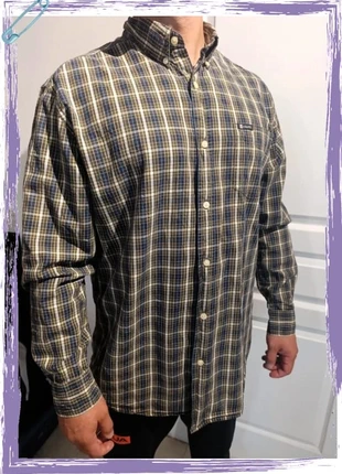 Chemise Chaps manches longues, merk: CHAPS, staat: Heel goed, maat: L, € 6,00, € 7,00 inclusief Kopersbescherming